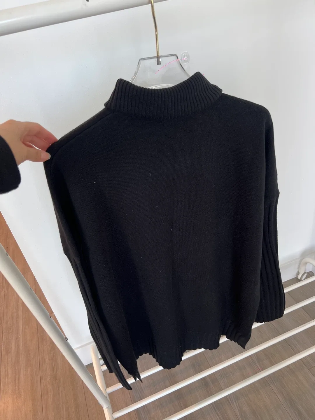 French Connection Black Turtleneck - Size S image indicator(4)