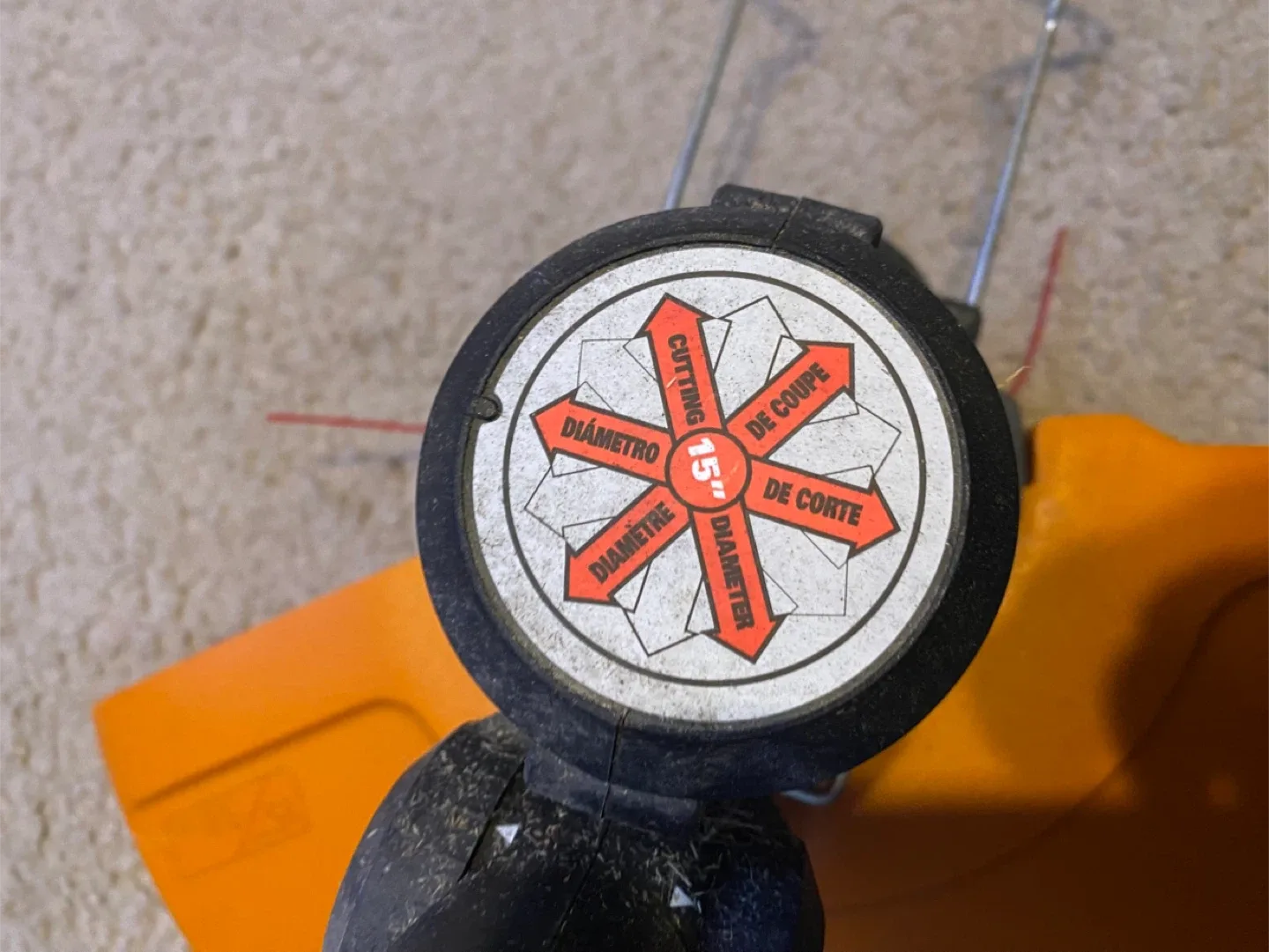 🧡 Worx 15" Electric Grass Trimmer image indicator(2)