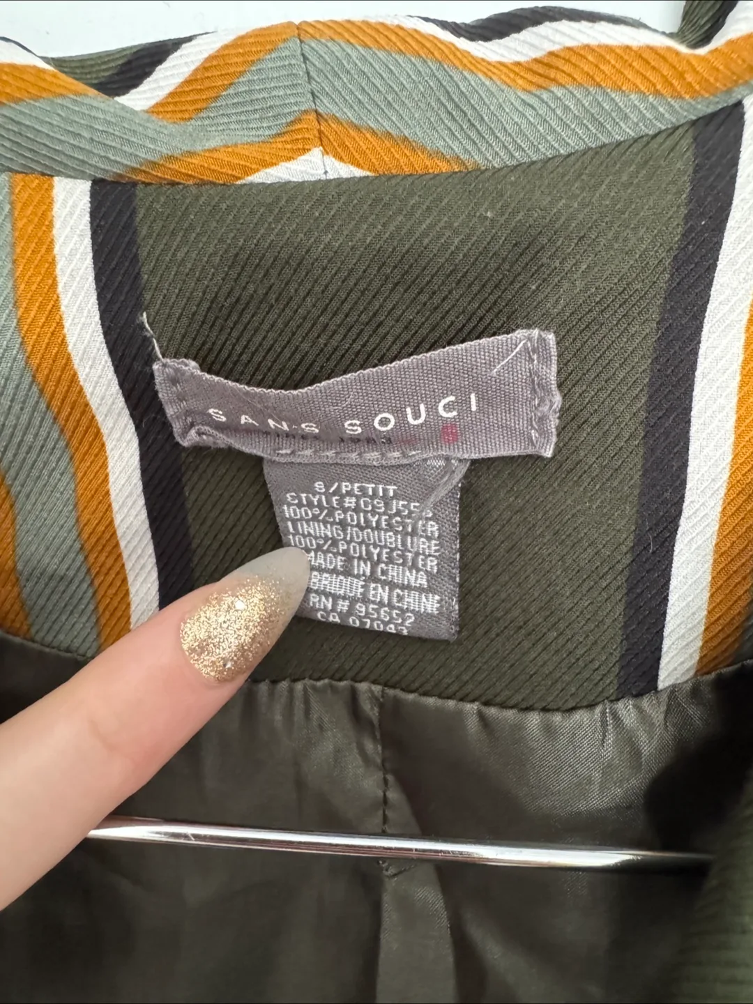 Sans Souci Striped Blazer - Size S image indicator(2)