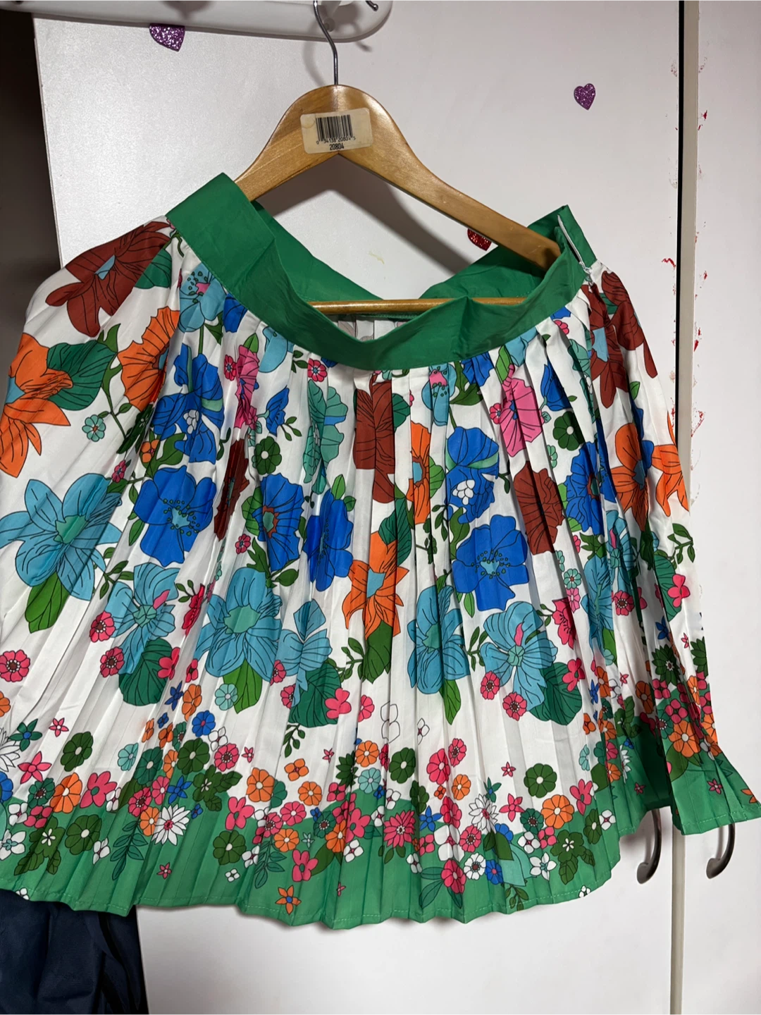 Vintage Floral Blouse & Skirt Set