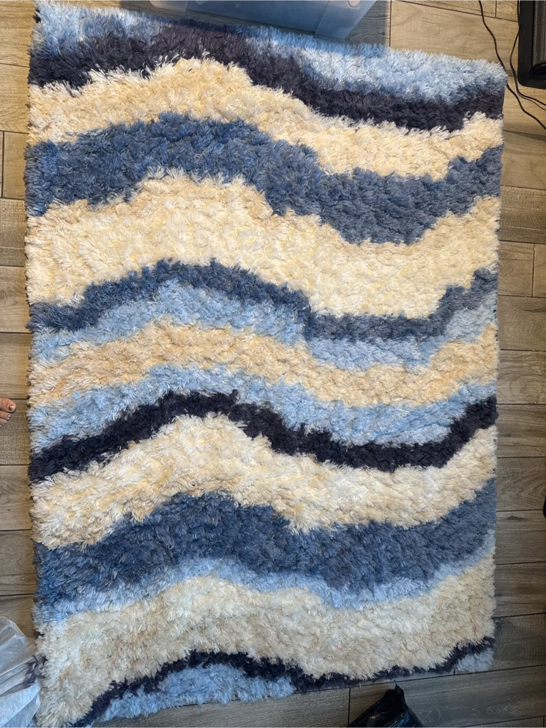 Target Area Rug Blue/Beige 48x66 in thumbnail