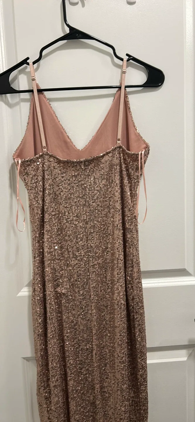 Sequin Dress - Rose Gold image indicator(4)