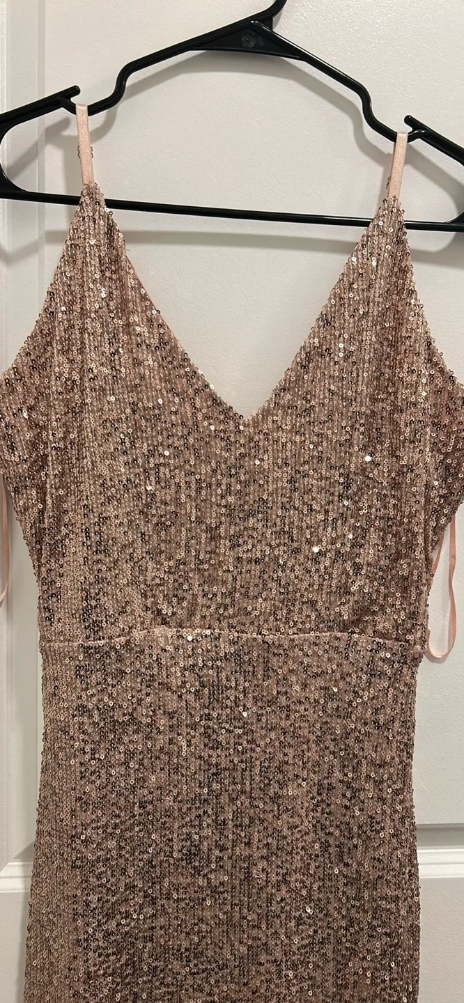 Sequin Dress - Rose Gold image indicator(2)