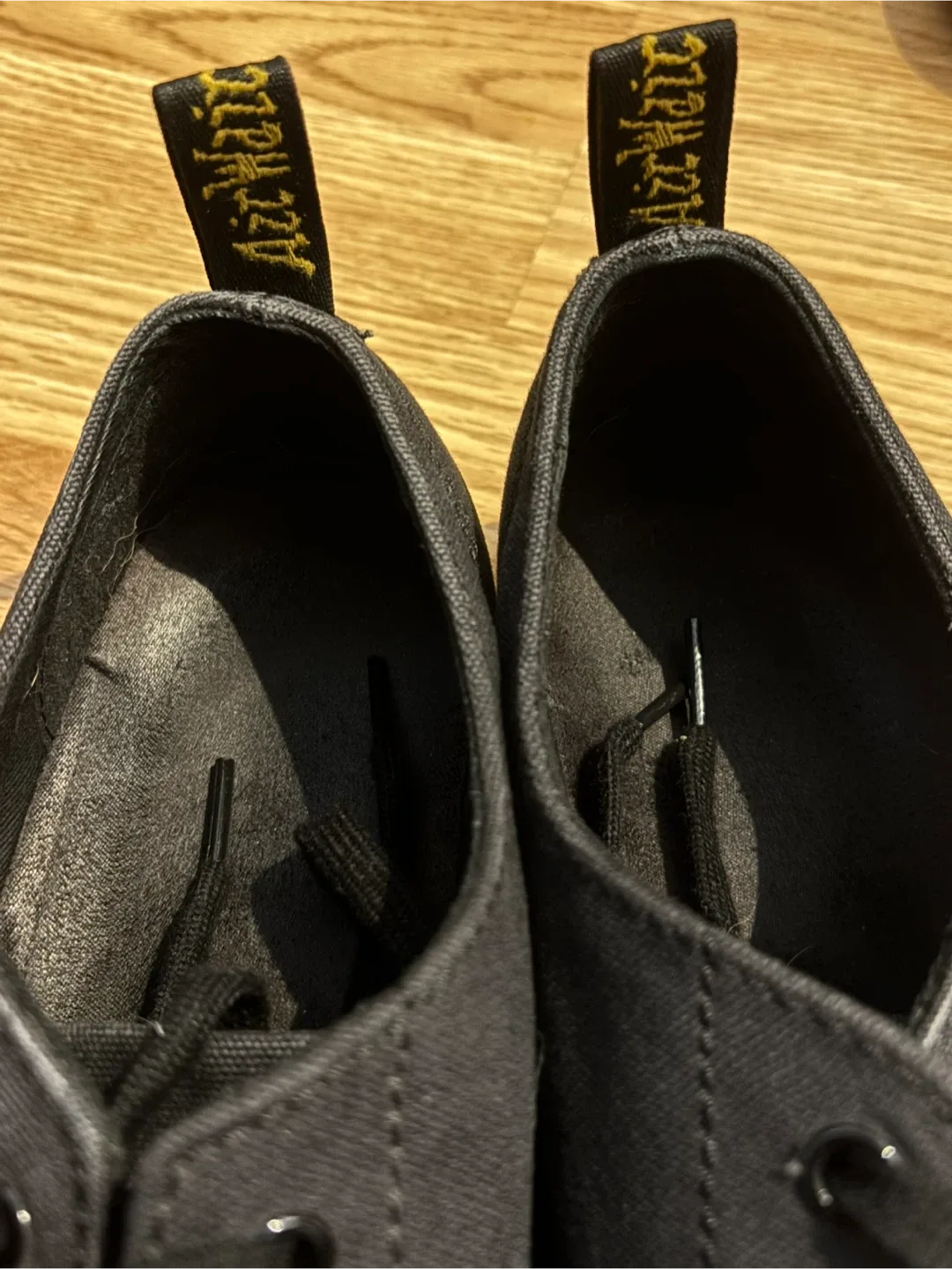 Dr. Martens Black Canvas Shoes - UA image indicator(5)