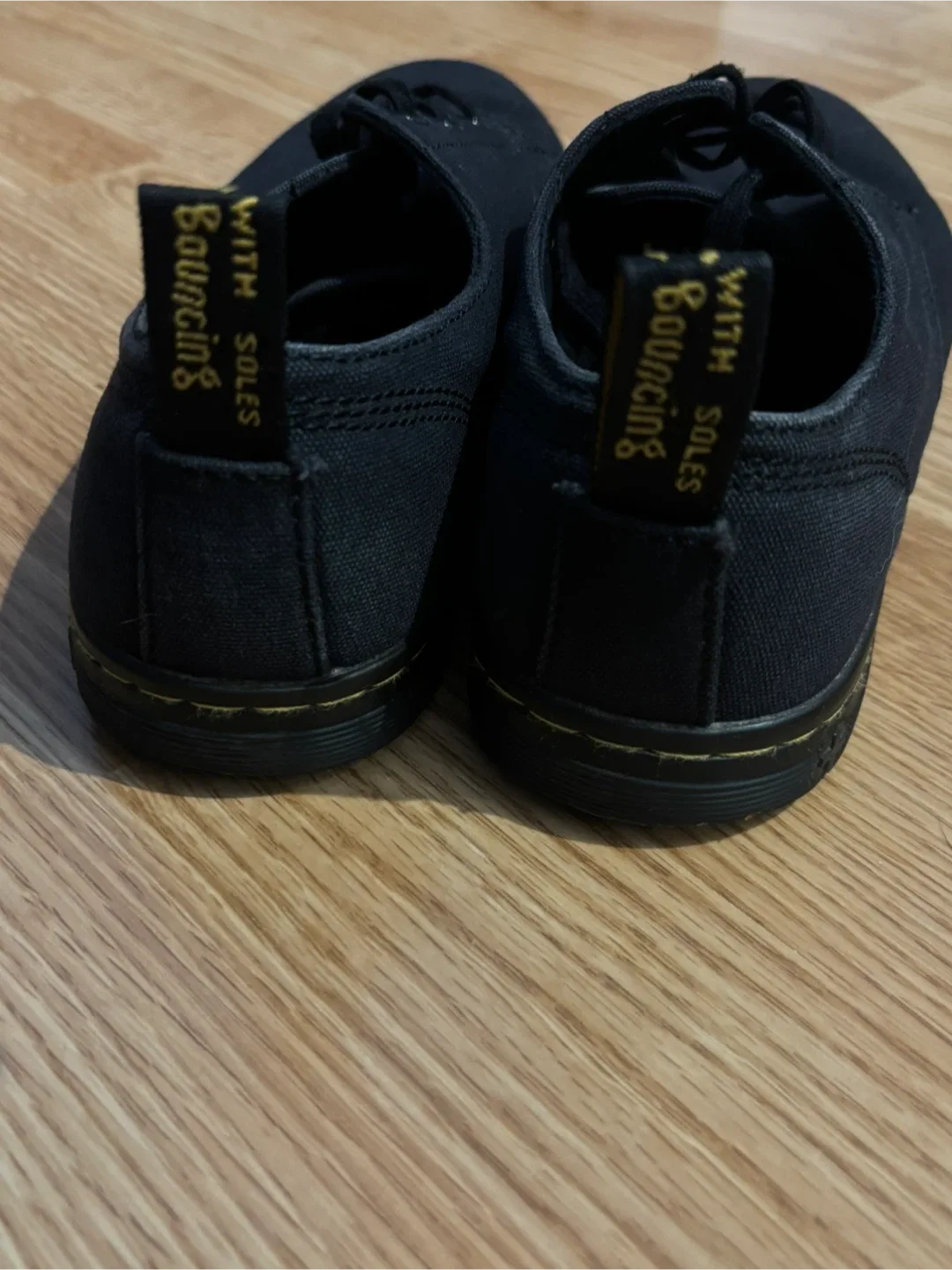 Dr. Martens Black Canvas Shoes - UA image indicator(4)