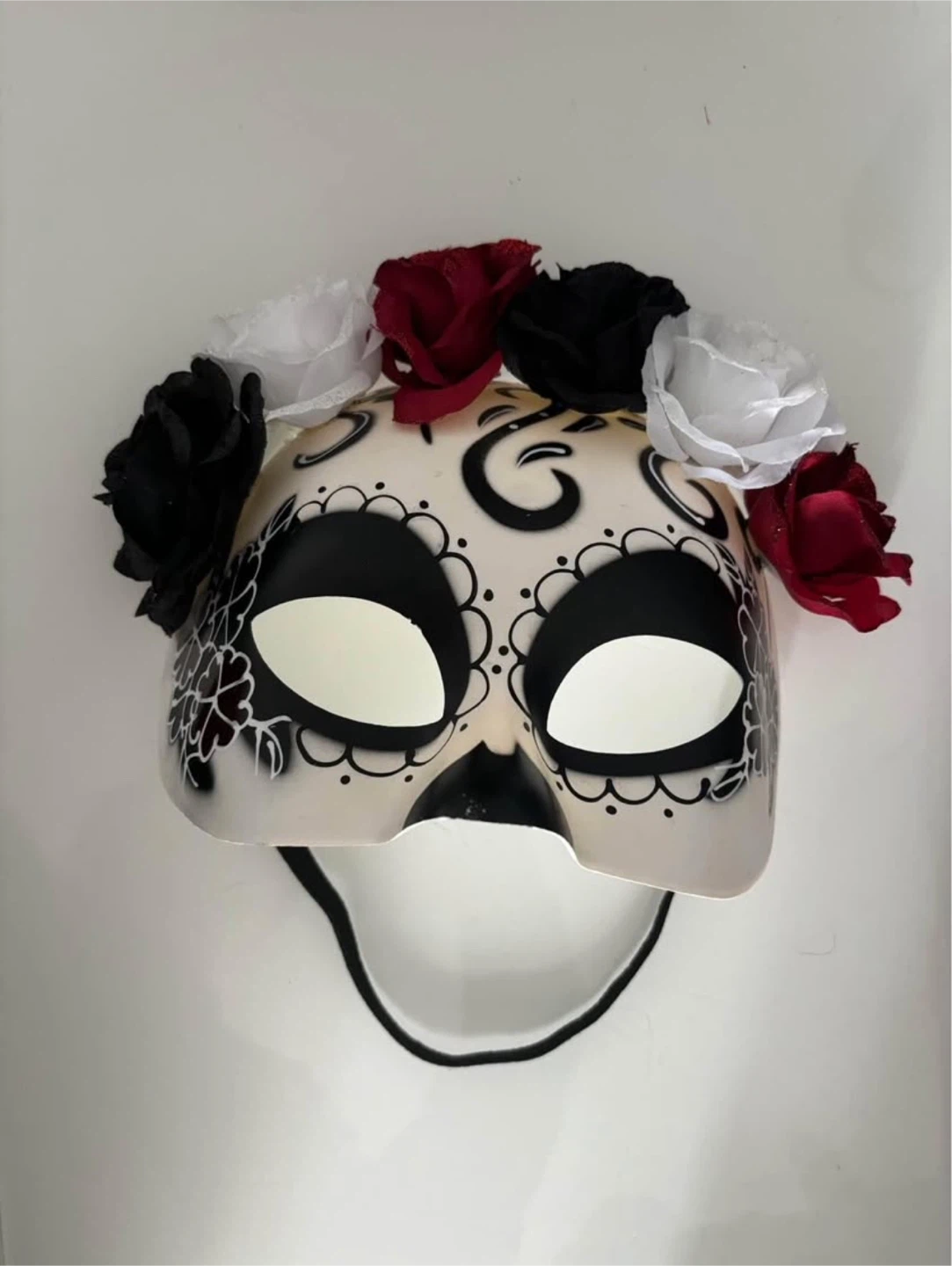 Halloween | Sugar Skull Mask with Floral Detail