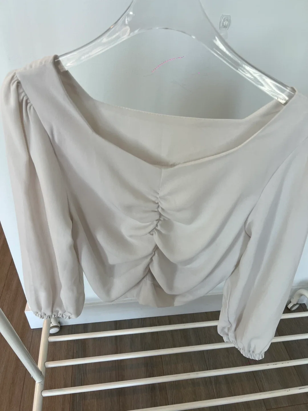 Beige Long Sleeve Blouse image indicator(2)