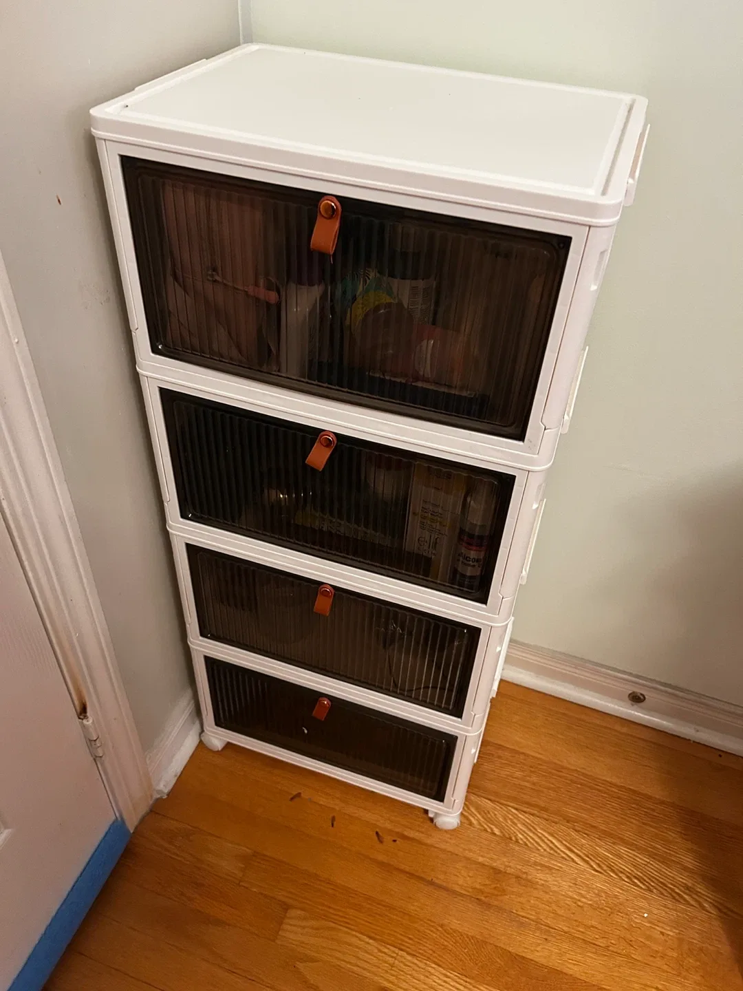 White Plastic Storage Drawer Unit thumbnail