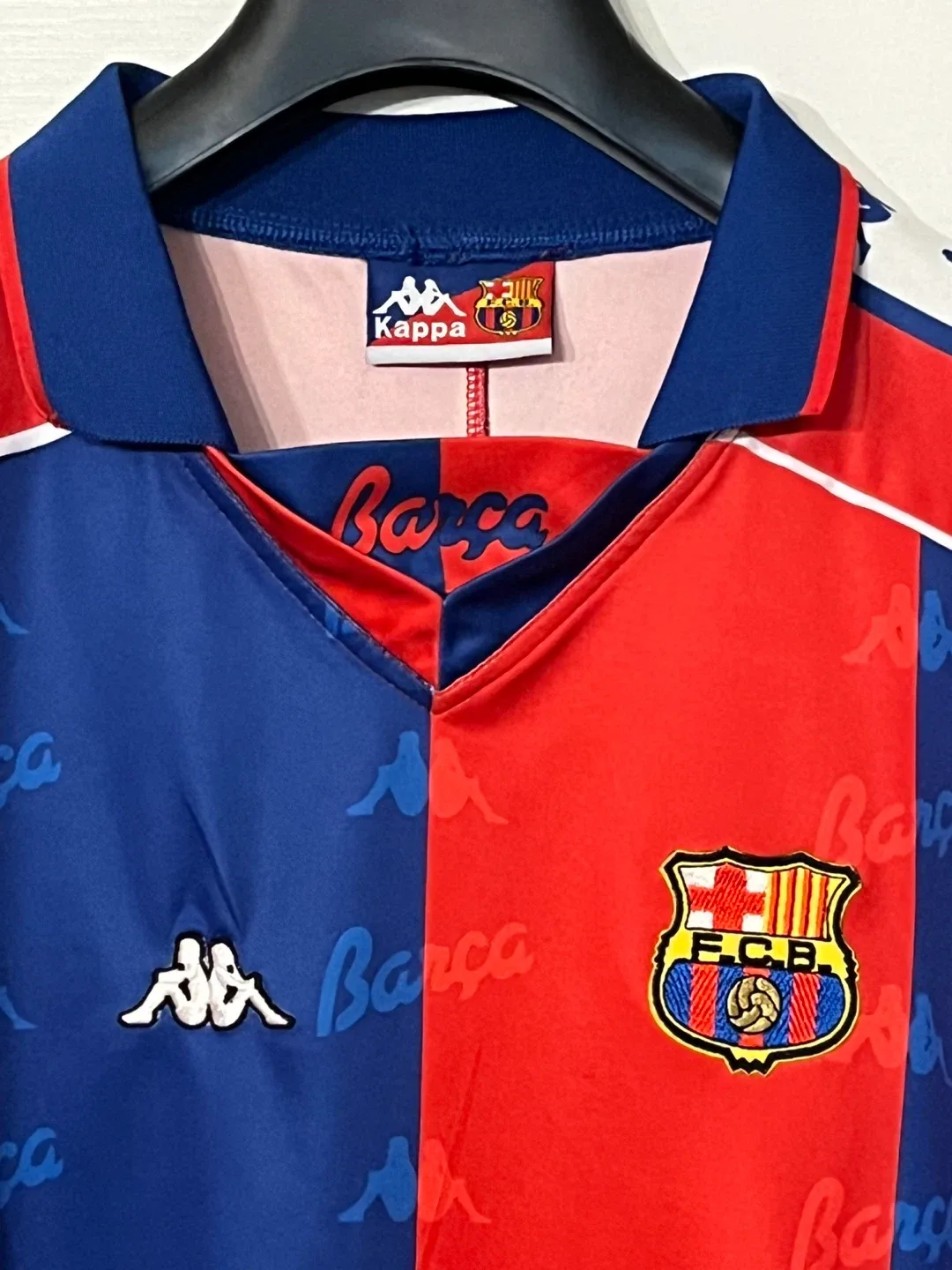 Vintage Soccer Kappa FC Barcelona Jersey image indicator(3)