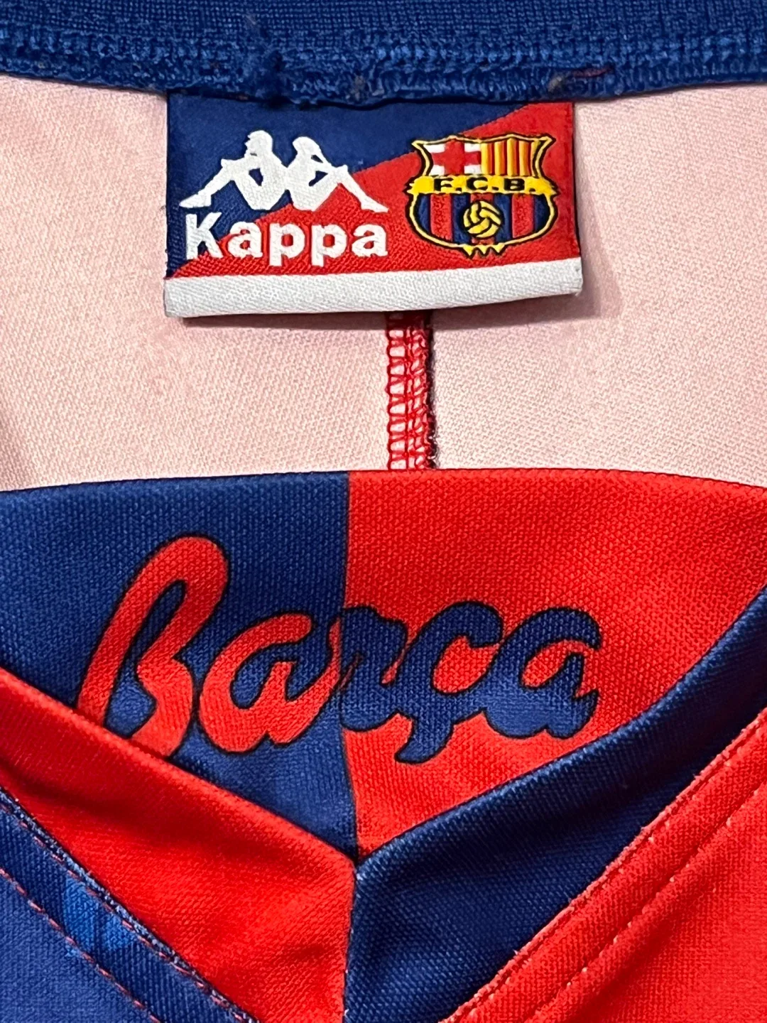 Vintage Soccer Kappa FC Barcelona Jersey image indicator(4)