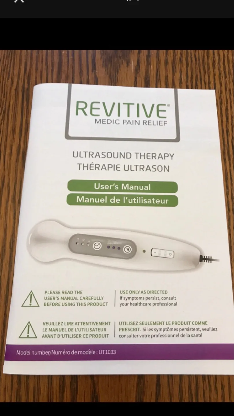 Revitive Medic Pain Relief Ultrasound Therapy Device image indicator(4)