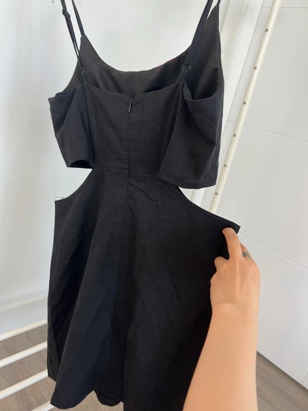 Life Shine Black Cutout Dress - Size L image indicator(2)