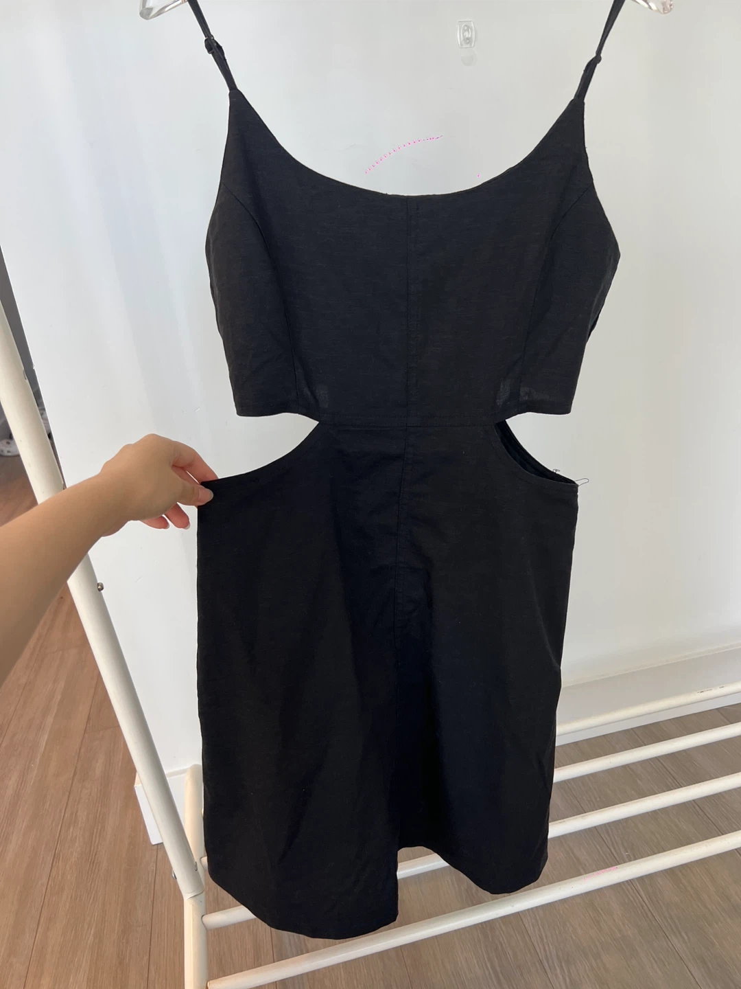 Life Shine Black Cutout Dress - Size L
