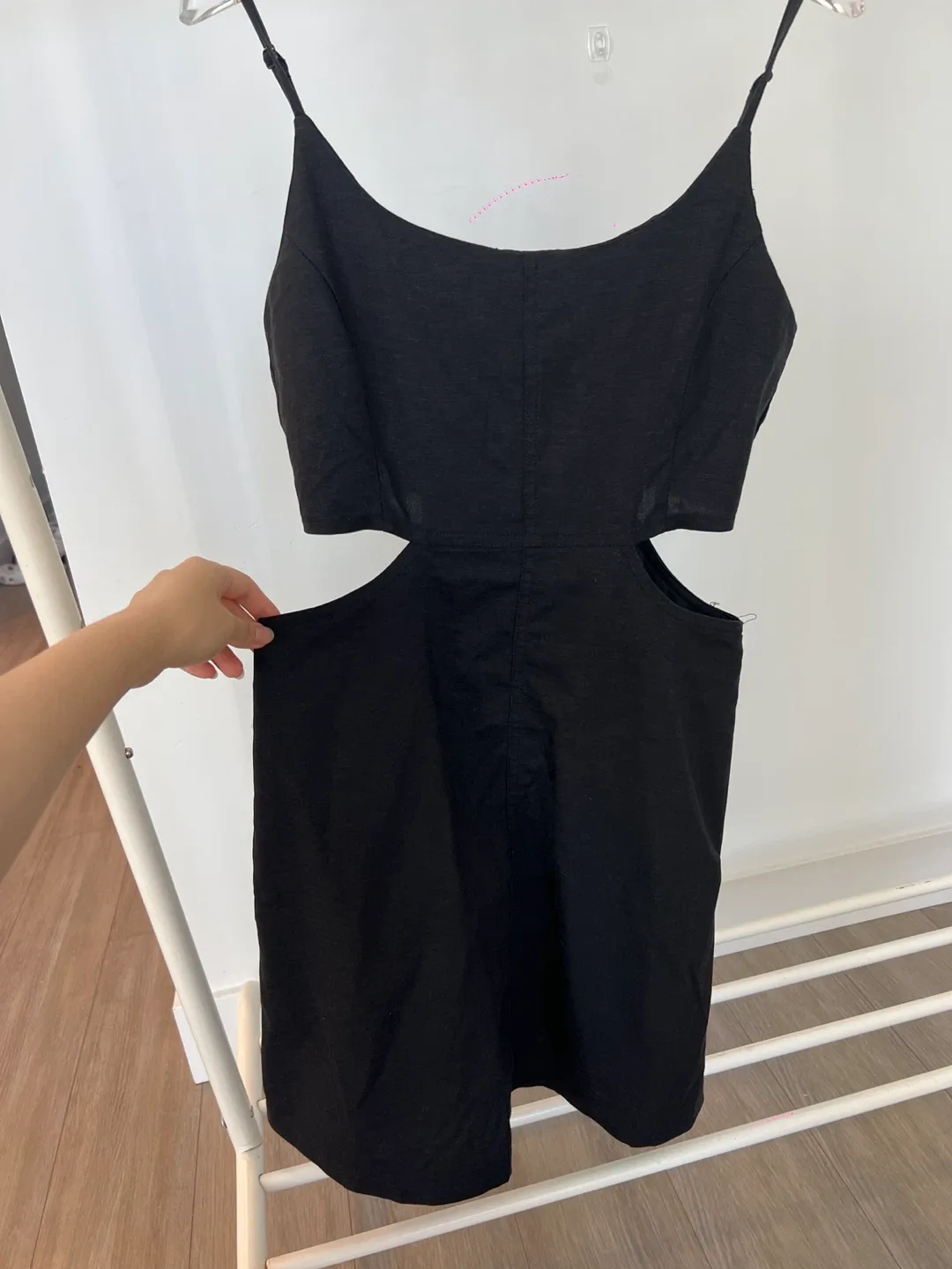 Life Shine Black Cutout Dress - Size L thumbnail