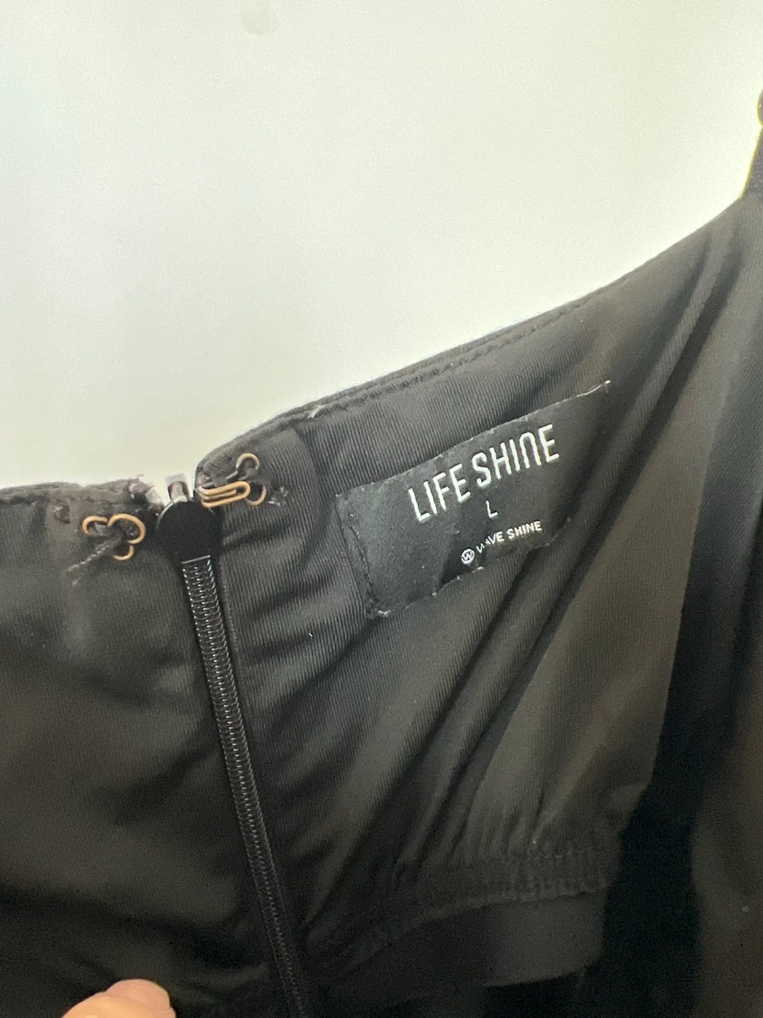 Life Shine Black Cutout Dress - Size L image indicator(3)