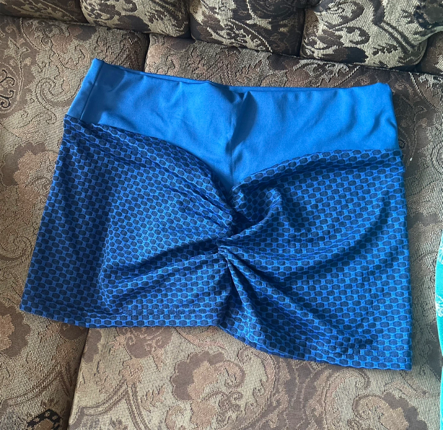 Blue Patterned Shorts - photo 2