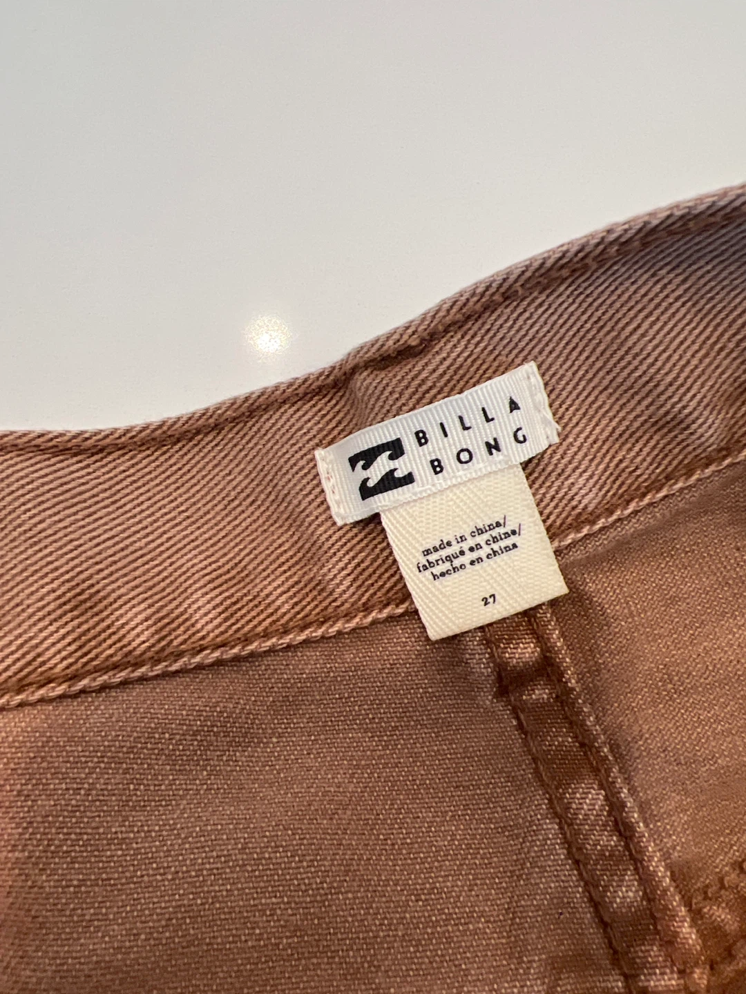 Billabong Brown Denim Shorts - Size 27 - photo 3