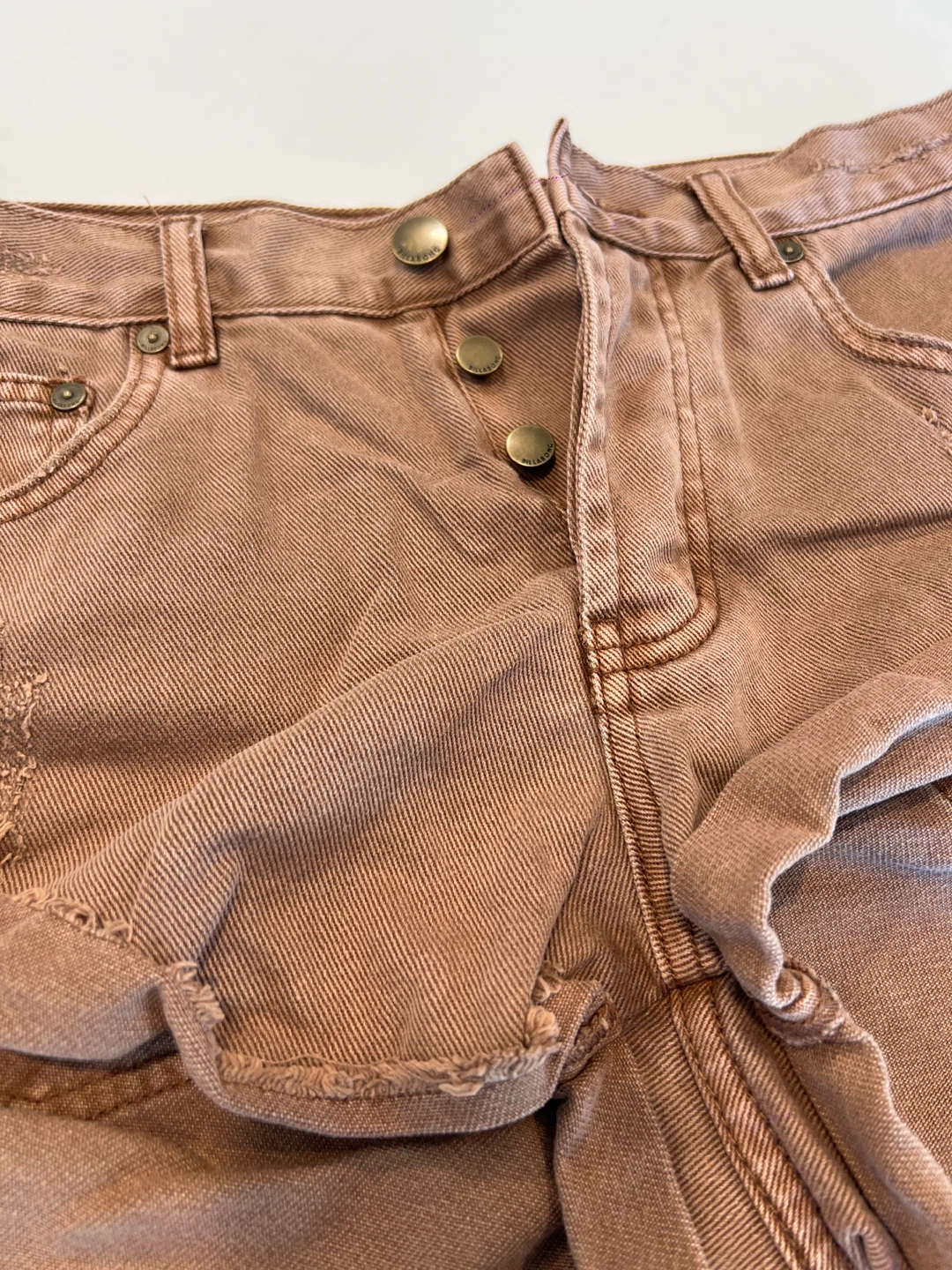 Billabong Brown Denim Shorts - Size 27 - photo 2