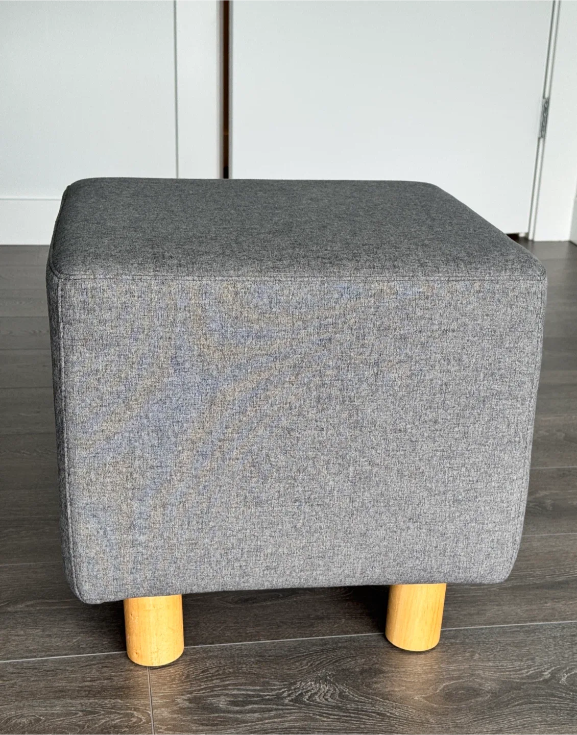 Rove Concepts Grey Ottoman Footstool image indicator(2)