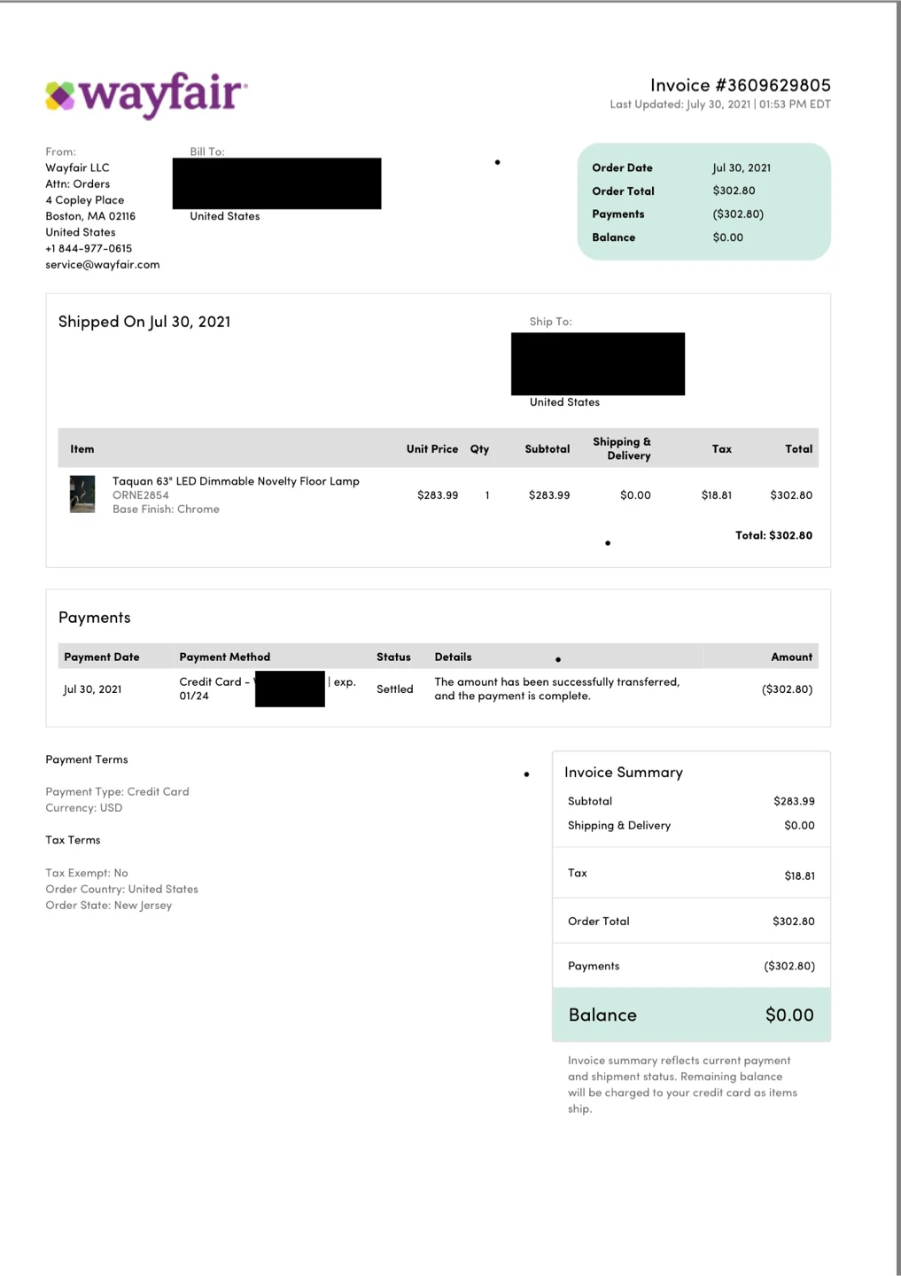 Modern Lamp - Cost $302 - photo 4