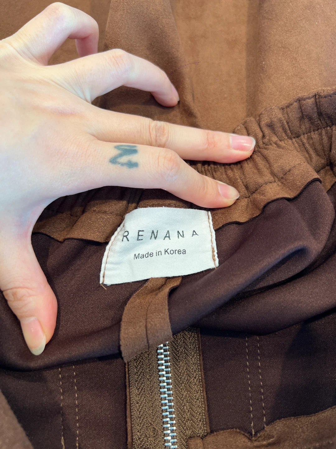 RENANA Brown Mini Skirt - photo 2