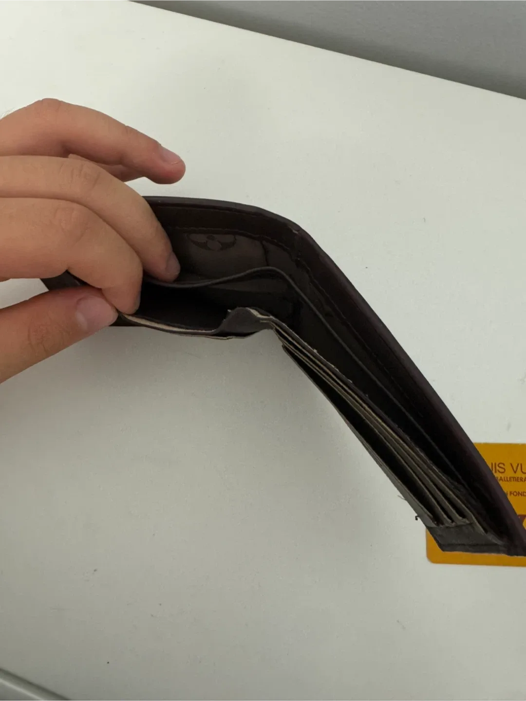 Louis Vuitton Brown Leather Wallet image indicator(3)