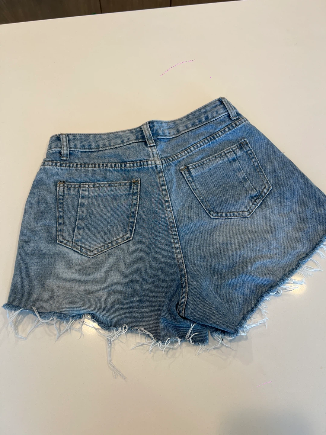 Sweet Denim Distressed Shorts - photo 4