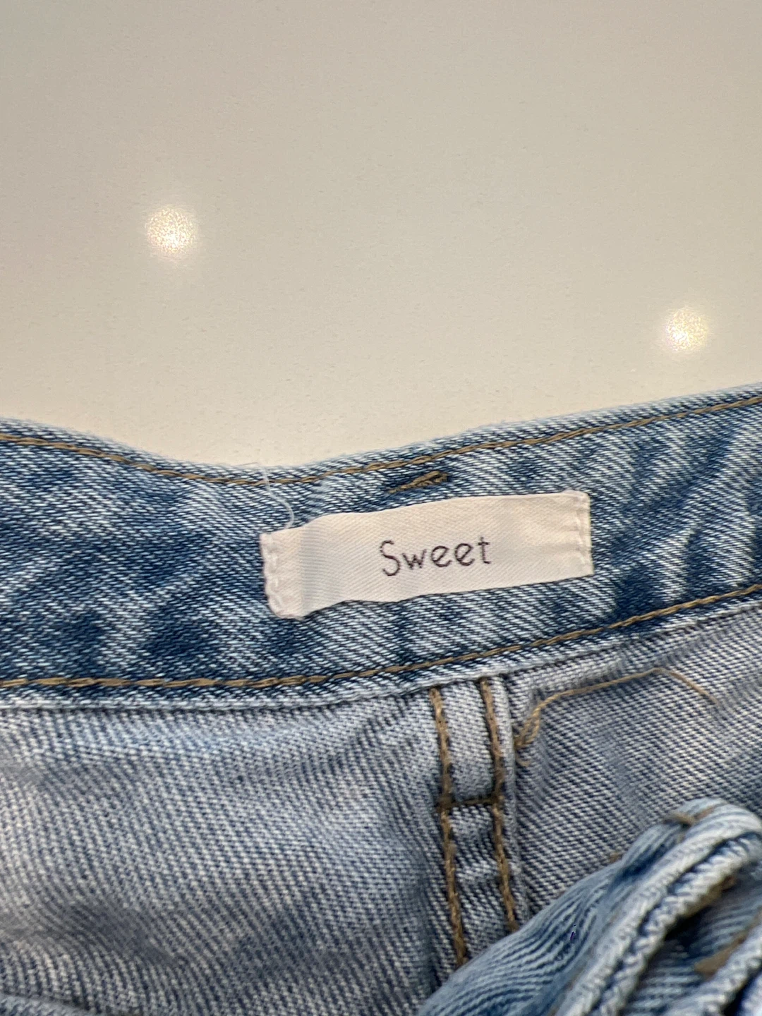 Sweet Denim Distressed Shorts - photo 3