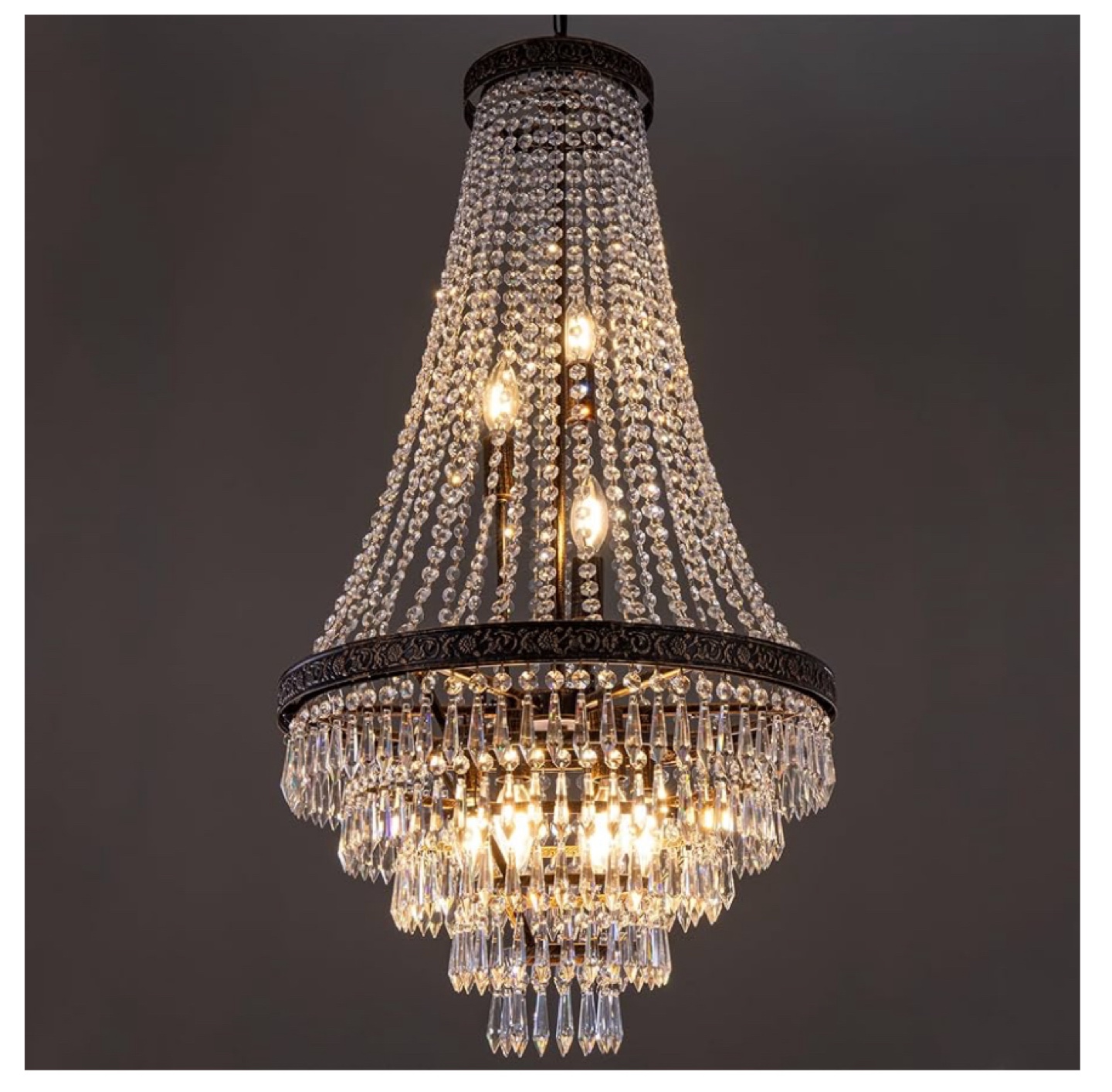 Tochic Crystal Chandelier - New in Box