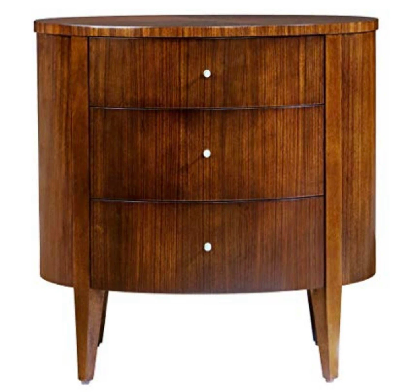 Ethan Allen Bromley Drum Table, Dark Sable - photo 3