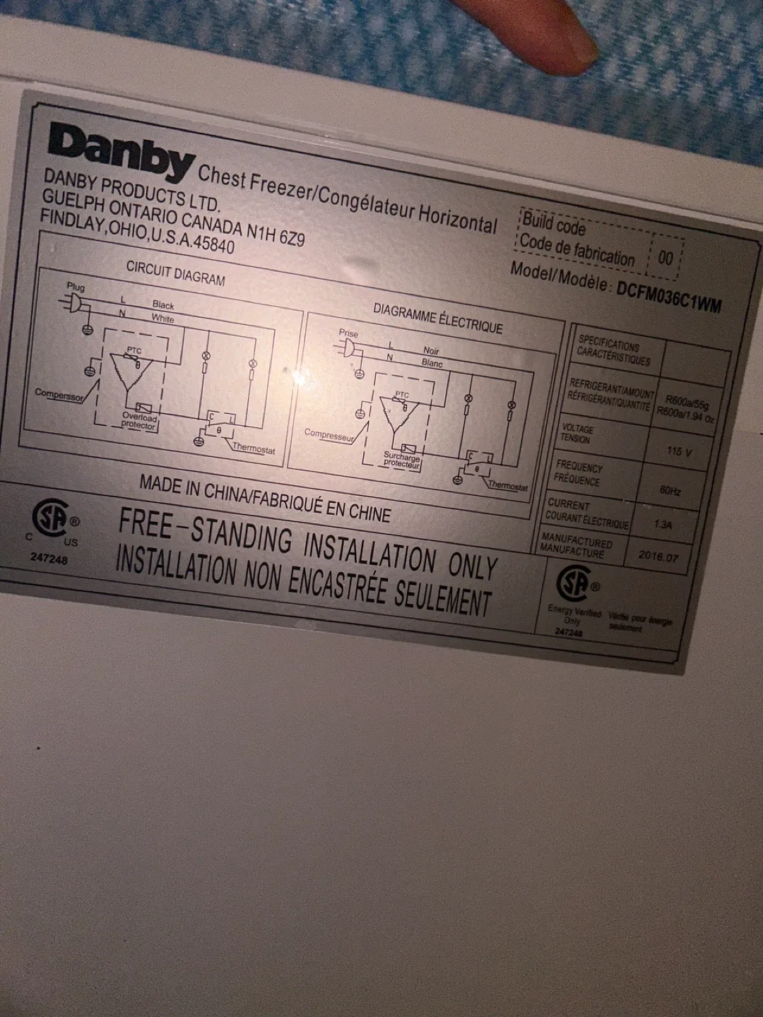 🧡Danby Chest Freezer - White 3.5 cu.ft🧡 image indicator(6)