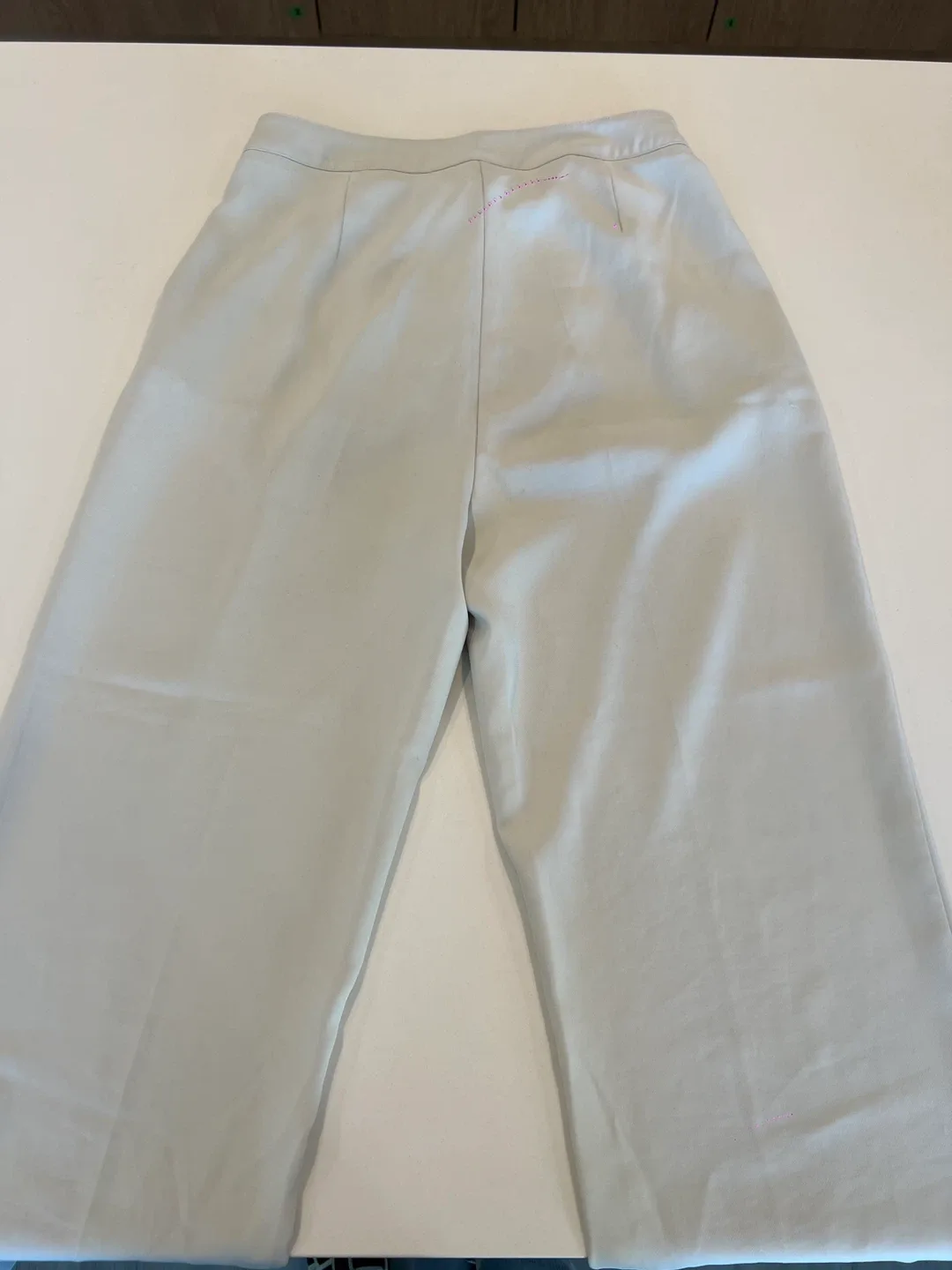 ZOZ Light Beige Wide Leg Pants - Size L image indicator(4)