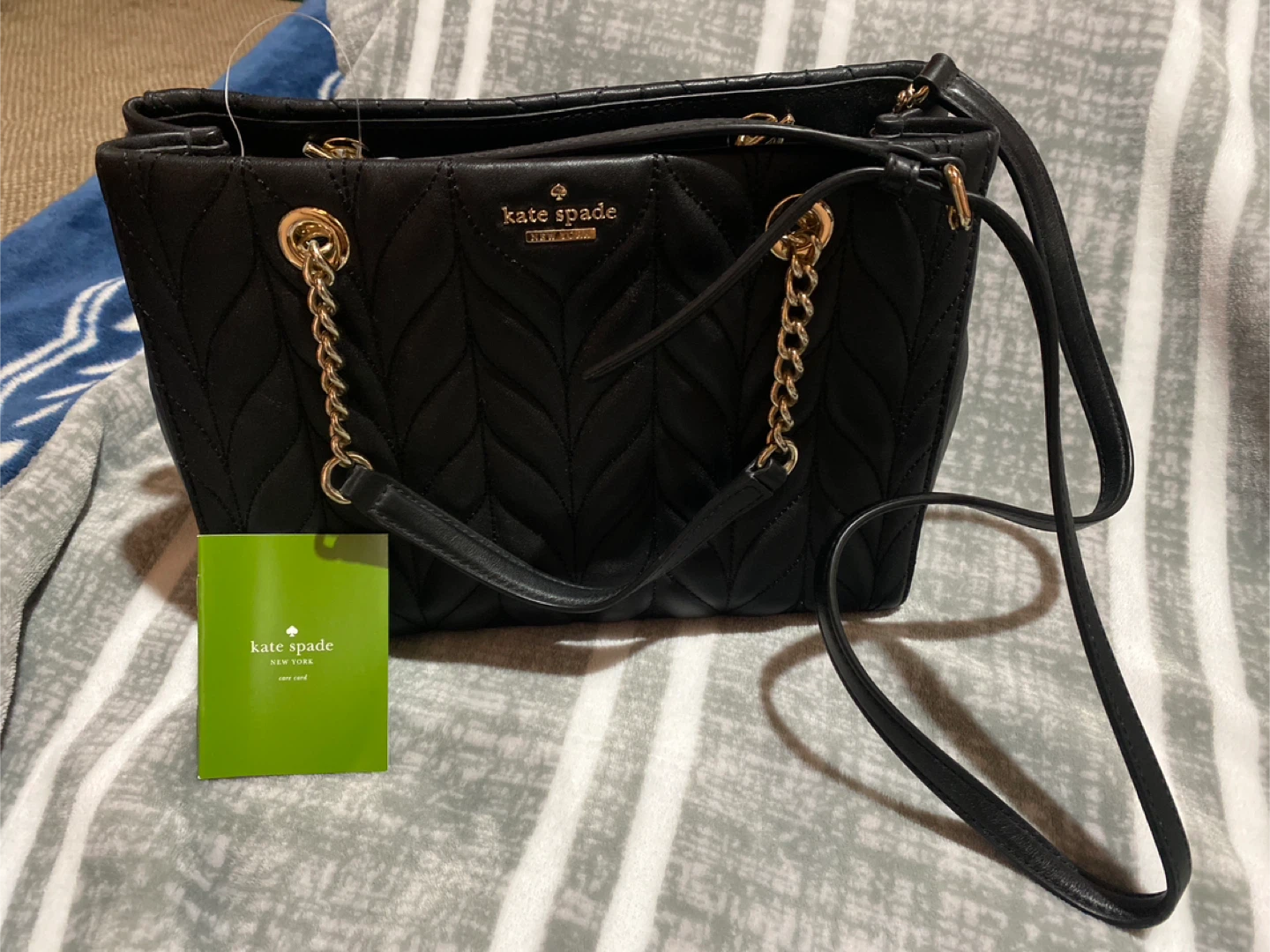 Kate Spade Black Leather Shoulder Bag