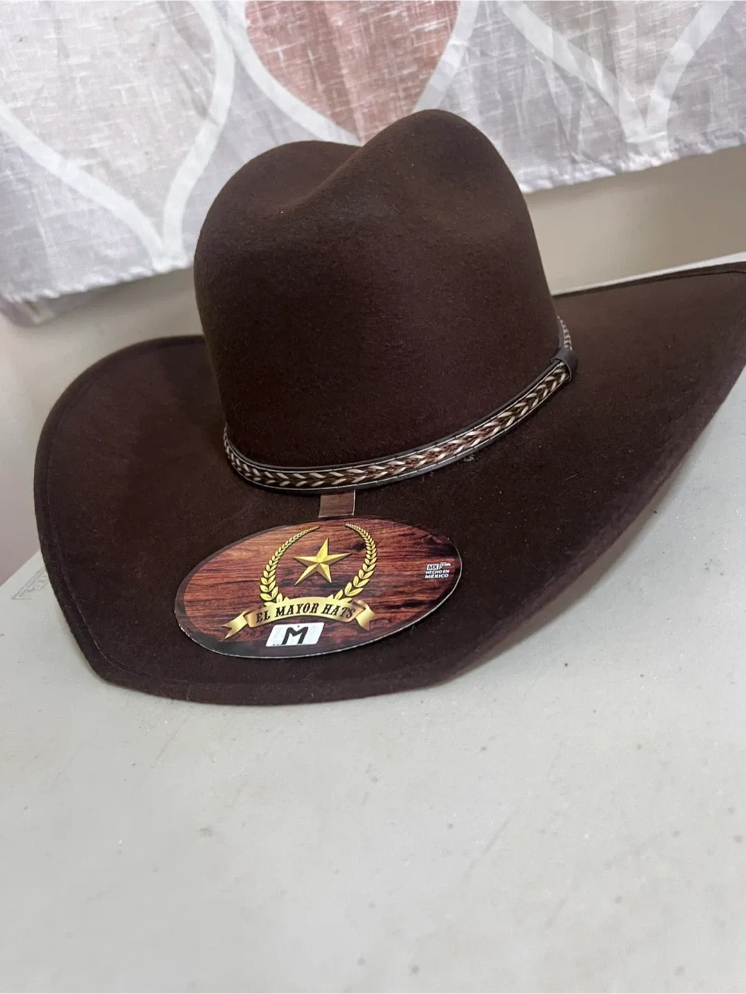 El Mayor Hats Brown Cowboy Hat Size M image indicator(2)
