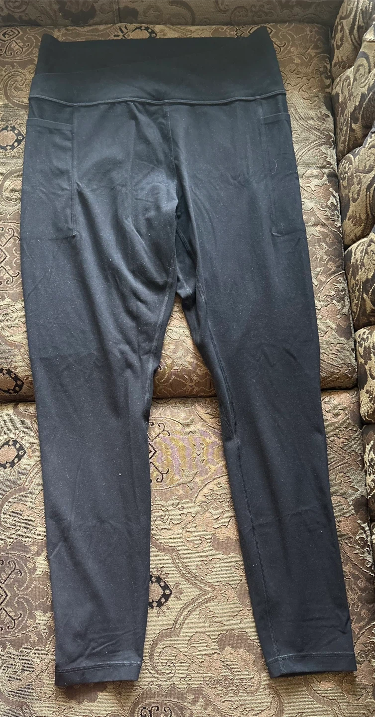 Glow Mode Black Yoga Pants