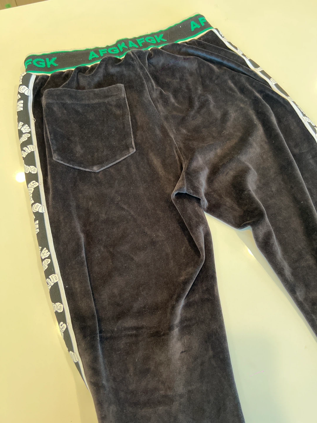 AFEW Black Velvet Track Pants - photo 5