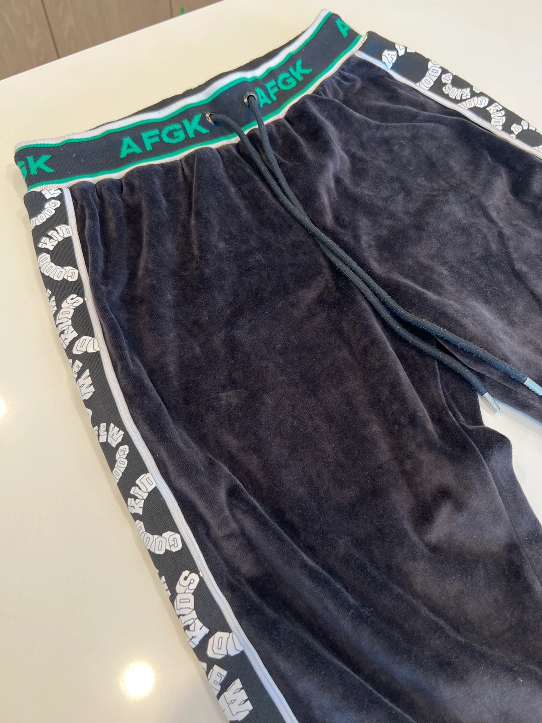 AFEW Black Velvet Track Pants - photo 2