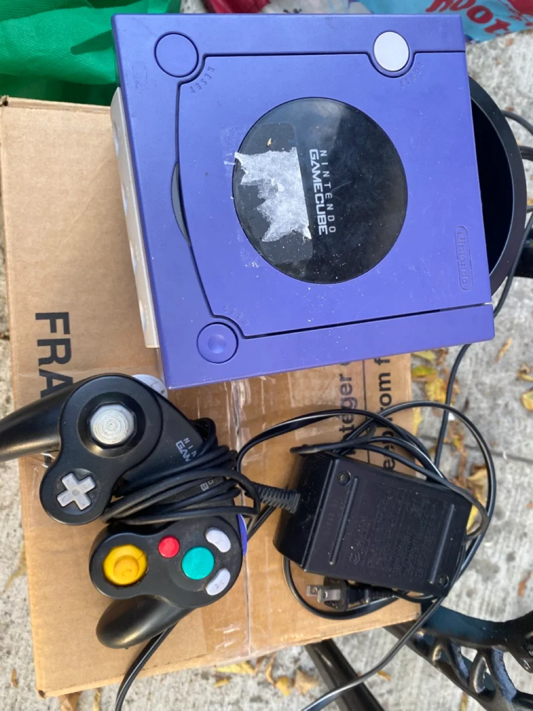 Nintendo GameCube Console with Controller thumbnail