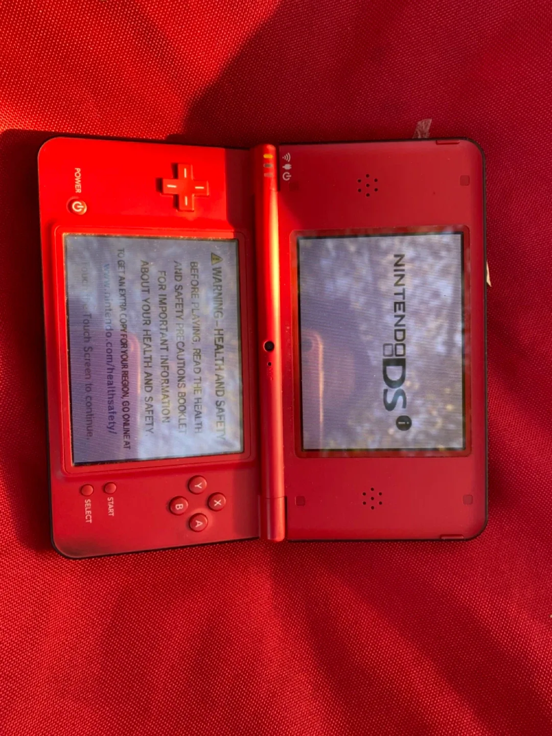 Nintendo DS XL Red (no charger) thumbnail