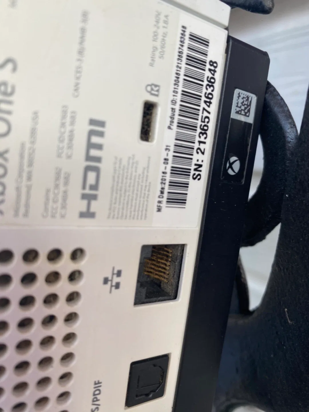 Xbox One S Console with 2 Controllers image indicator(2)