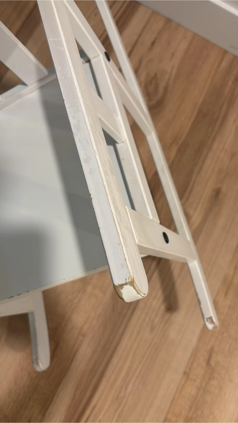 White Wooden Rocking Chair