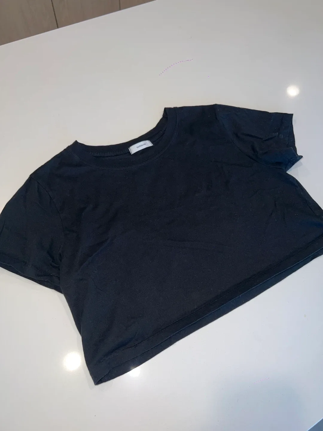 Verveine Black Crop Top thumbnail