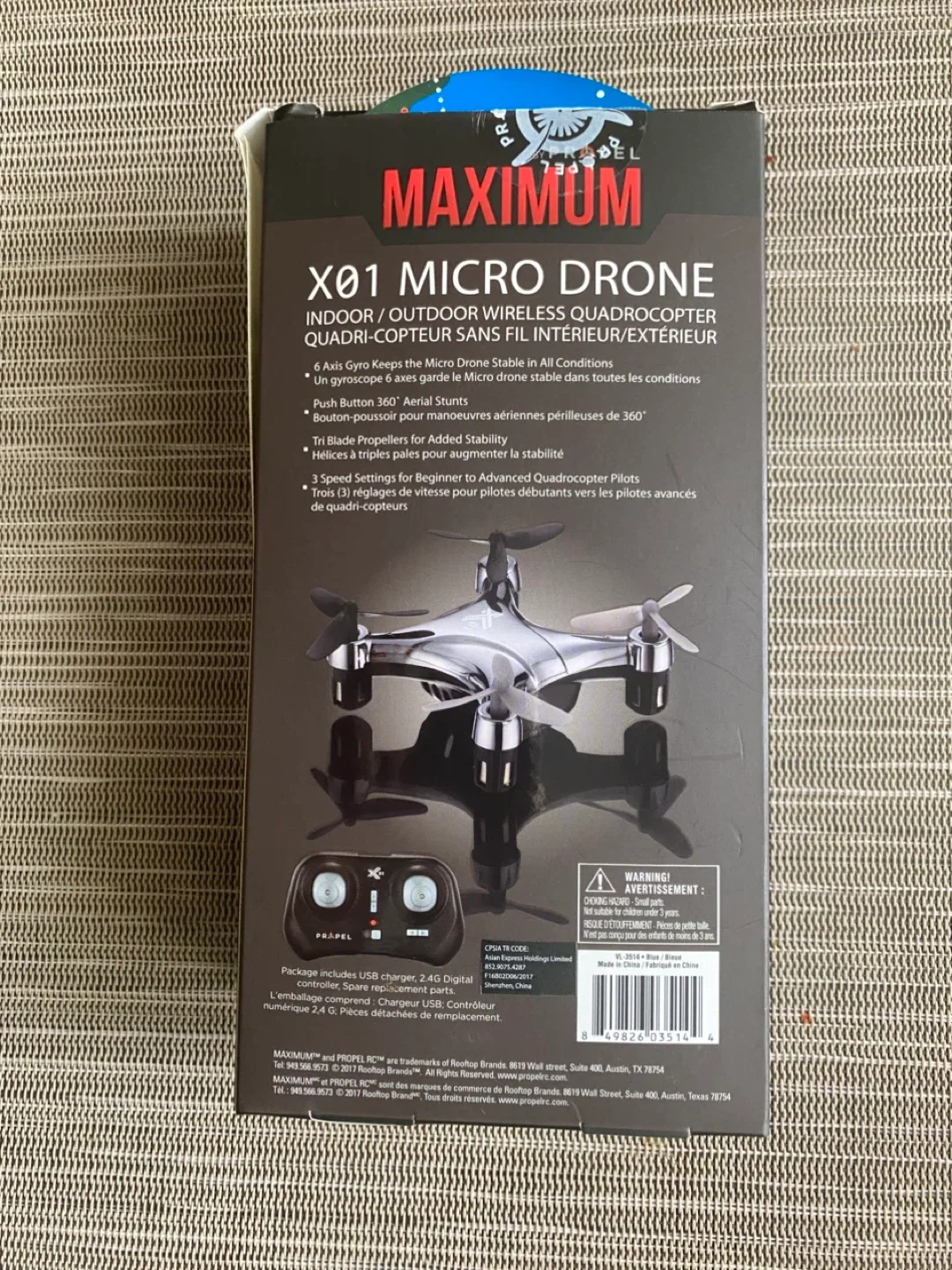 Maximum X01 Micro Drone - Indoor/Outdoor image indicator(3)
