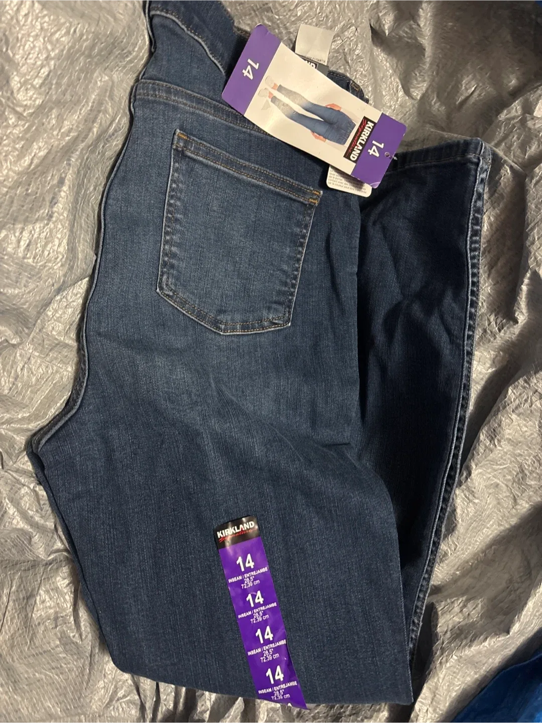 Kirkland Signature Ladies High-Rise Skinny Jeans - Size 14 thumbnail