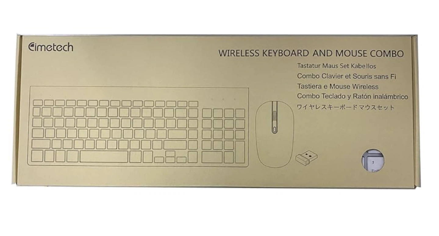 Cimetech Wireless Keyboard and Mouse Combo