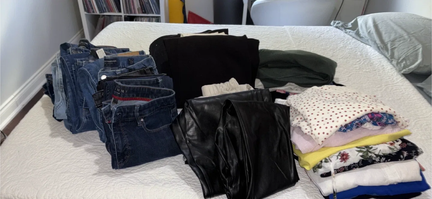 Mixed Clothing Lot - Jeans, Tops, Shoes image indicator(2)