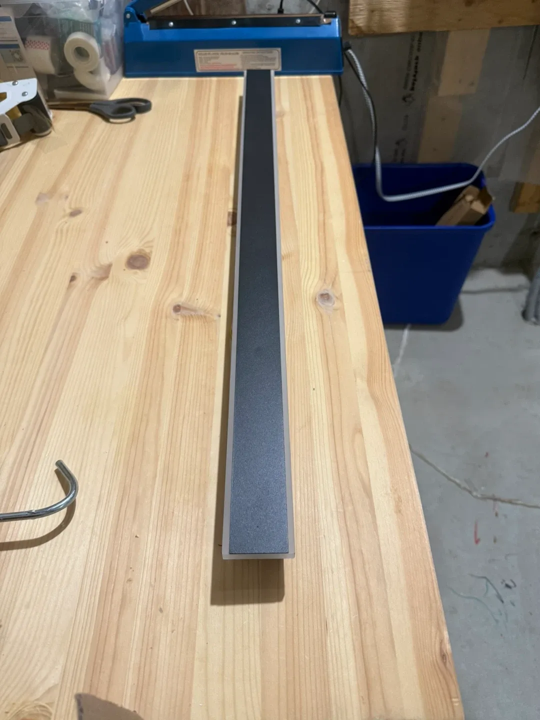 New in box! Modern 32in LED Indoor Wired Wall Sconce Light image indicator(3)