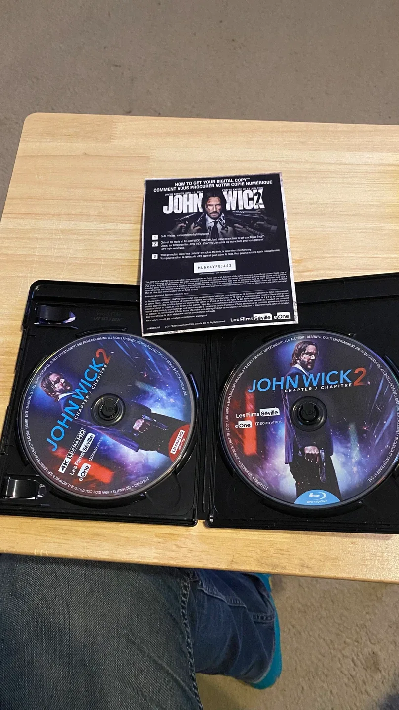 🧡 John Wick: Chapter 2 (4K Ultra HD + Blu-ray) image indicator(2)