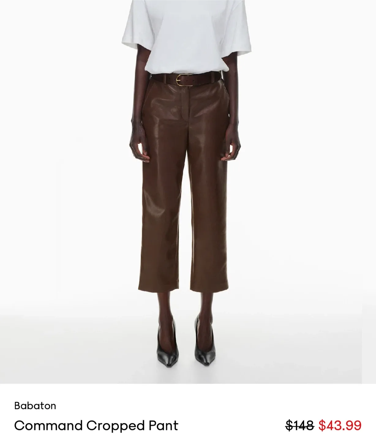 [Babaton] Command Cropped Pants image indicator(4)