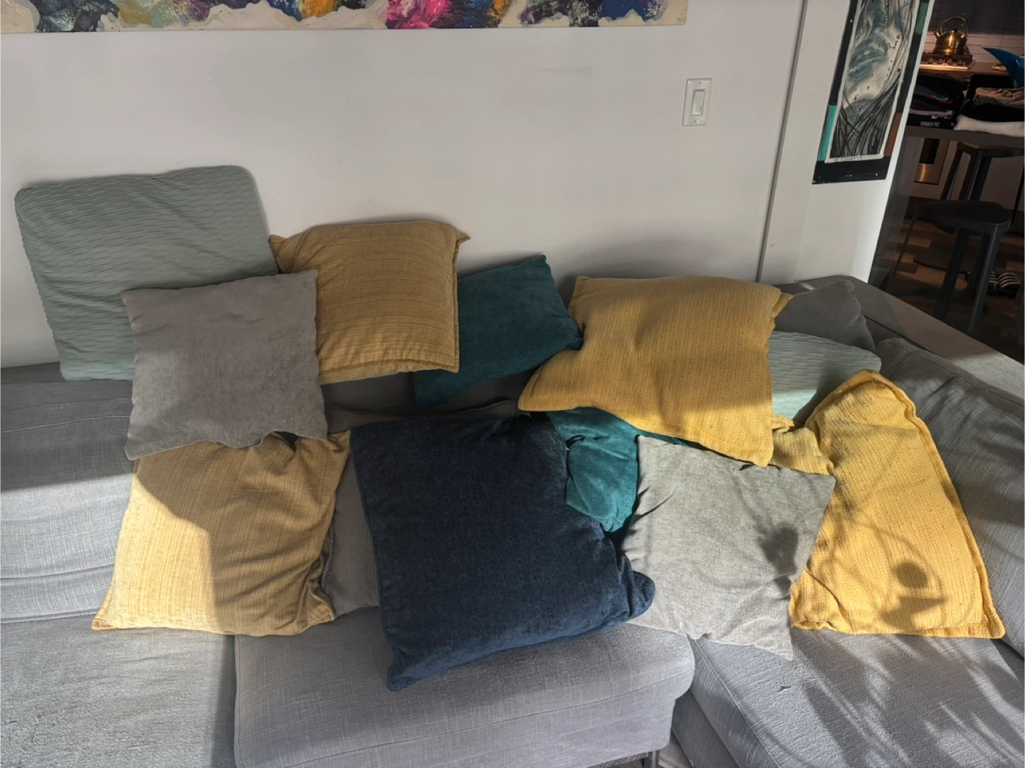 Grey Sectional Sofa - photo 4